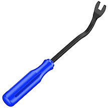 Durable Automotive Upholstery Softening Pin Extractor - Safe and Fast, Metal and Plastic Material, 22.5 cm Length, Blue