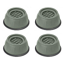 Anti-vibration and Anti-slip Pads for Household Appliances: sound and vibration reduction, stability improvement for washing machines - 4 pcs. Set with Rubber Backing