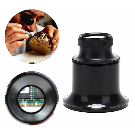 Portable Jewellery Pocket Microscope - High Quality 20x Magnification, Perfect for Precise Work