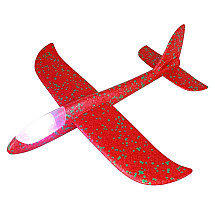 LED Light Foam Airplane for Kids: Bright, Aerodynamic, Safe Toy Model, Perfect for Spirited Flyers