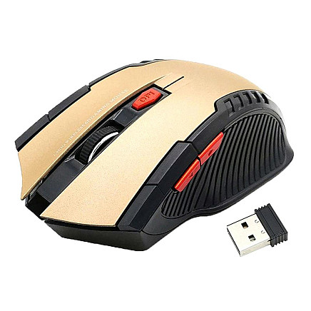 AK303A WIRELESS GAMING MOUSE GOLD