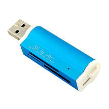 Universāls USB 2.0 atmiņas karšu lasītājs