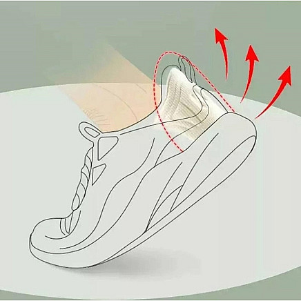 Ērti 5 mm putuplasta papēži sporta apaviem - aizsardzība un komforts - 5907621832261 Ērti 5 mm putuplasta papēži sporta apaviem - aizsardzība un komforts