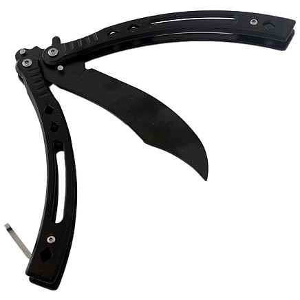 Tauriņš mācību nazis, melns - 5907621850999 Tauriņš mācību nazis, melns