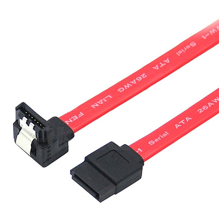 SATA III leņķveida kabelis 40 cm