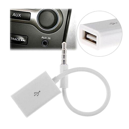 USB A tipa sieviete - 3,5 mm 4 pin stereo adapteris