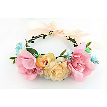 WREATH, BAND, WREATH, FLOWERS, RICH W70