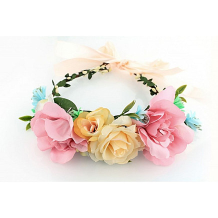 WREATH, BAND, WREATH, FLOWERS, RICH W70