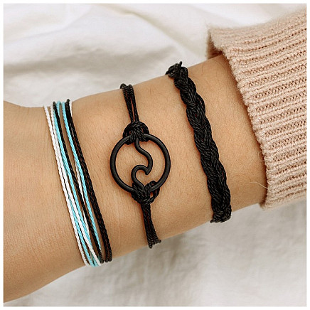 Set of 3in1 bracelets wave B307