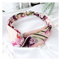 Flowers turban fabric headband O324R