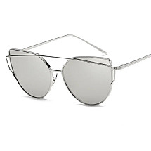 GLAM ROCK FASHION Mirrorless Sunglasses Silver OK21WZ6