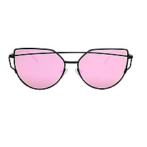 GLAM ROCK FASHION Mirrorless Sunglasses Pink OK21WZ21