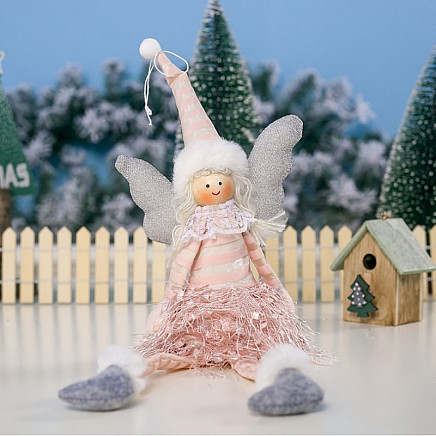 CHRISTMAS ANGEL CHRISTMAS sitting 38 cm MADE OF PLUSH ASN03R