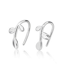 925 SILVER EARRINGS, RHODIUM PLATED MINI KST1834