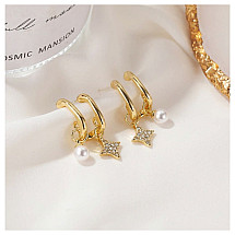 DOUBLE POST EARRINGS K1506