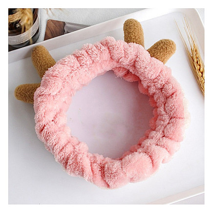 Cosmetic headband with decorative ears O378R