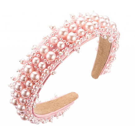 HAIRBAND Crystal Pink O408R