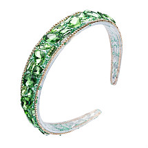 HAIRBAND Crystal Green O412ZIEKRYSZ