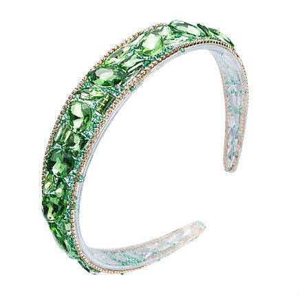 HAIRBAND Crystal Green O412ZIEKRYSZ