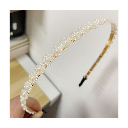 DECORATIVE PEARL HAIRBAND O431