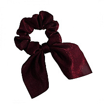 Hair band, short scarf, burgundy, PIN UP GUM75BOR