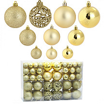 A set of 100 baubles in a BSN07WZ2 package