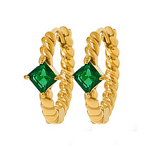 Earrings made of 14k gold-plated stainless steel KST2801ZIE