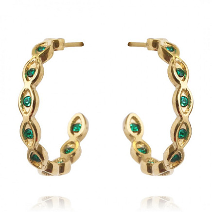 Earrings made of 14k gold-plated stainless steel KST2807ZIE