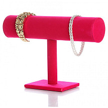 Display stand for jewelry, bracelets, pink E54R