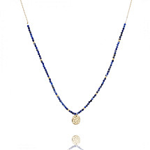 Necklace made of 14k gold-plated stainless steel NST1587