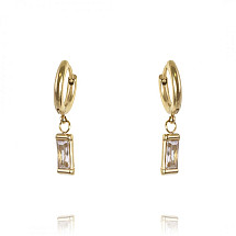 Earrings made of gold-plated stainless steel KST2844B