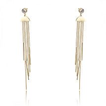 Earrings made of gold-plated stainless steel KST2841