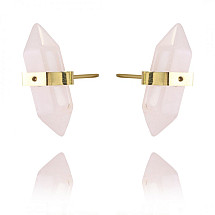 Earrings made of gold-plated stainless steel KST2912R