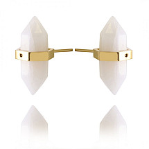 Earrings made of gold-plated stainless steel KST2912B