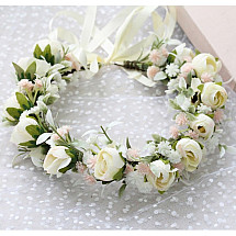 Wreath headband wreath BOHO flowers W102