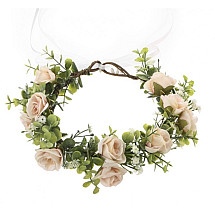 Wreath headband flowers wreath BOHO W89