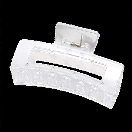 Hair clip XL buckle transparent 10 cm SP128TRANS