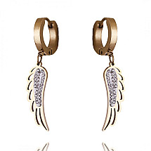 Earrings made of 14k gold-plated stainless steel KST2660