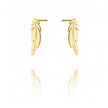 Earrings made of 14k gold-plated stainless steel KST2955