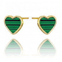 Earrings made of 14k gold-plated stainless steel KST2975