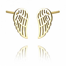 Earrings made of gold-plated stainless steel KST3000