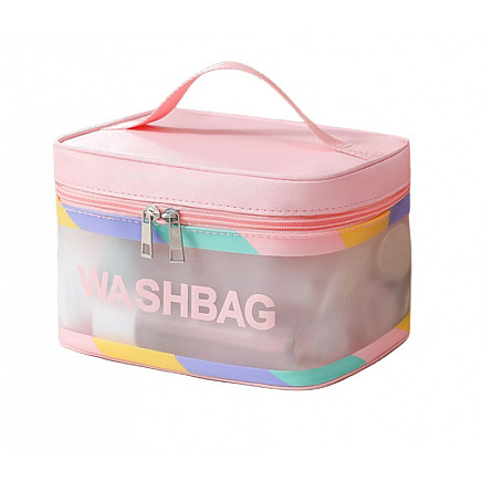 Foldable cosmetic bag WASHBAG rose case KS74