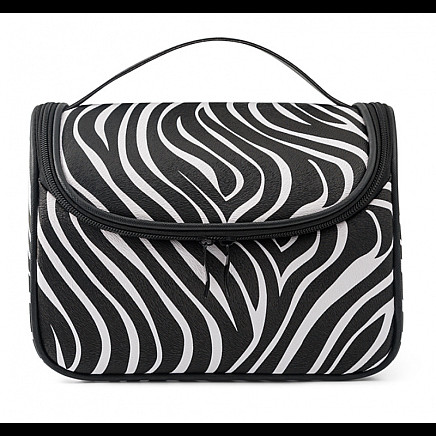 Zebra extendable cosmetic bag KS76