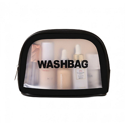 Foldable cosmetic bag WASHBAG black case KS47CZ