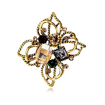 CRYSTAL decorative brooch BZ100