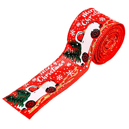 Christmas ribbon Christmas red KSN70