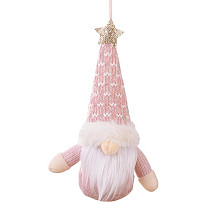 Christmas Hanging Gnome Pink KSN78R