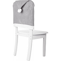 Chair cover with Santa's hat, gray, 1 pc. KSN83