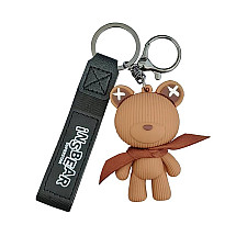 Brown teddy bear keychain BRL306