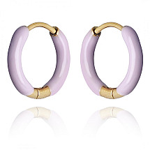 Earrings made of gold-plated stainless steel KST3057